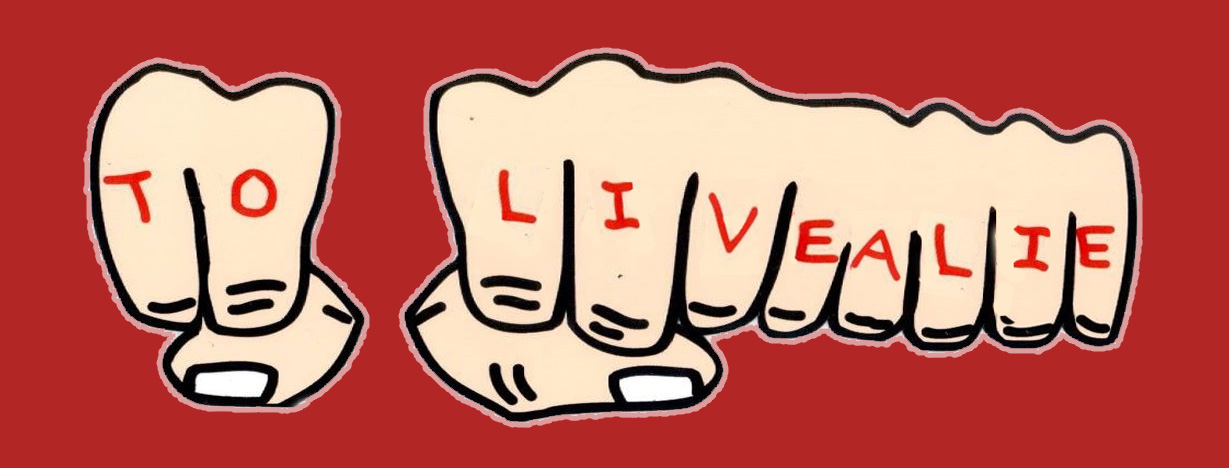 To Live A Lie - Hands bumper sticker To Live A Lie - Hands bumper sticker