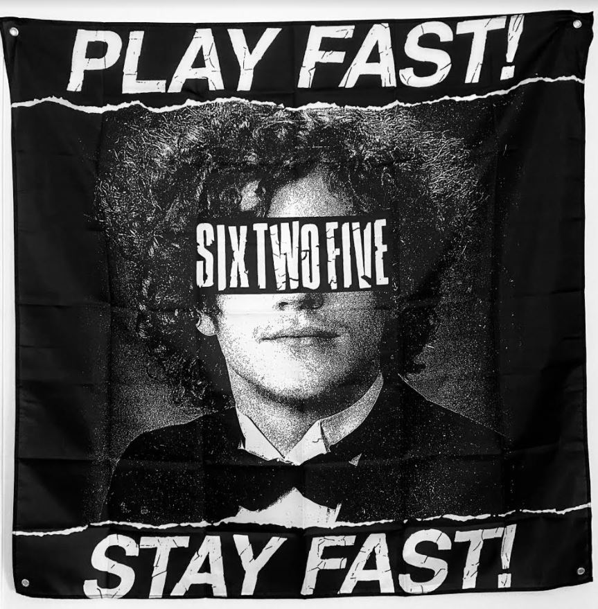 625 Thrashcore - Play Fast, Stay Fast 48"x48" Banner