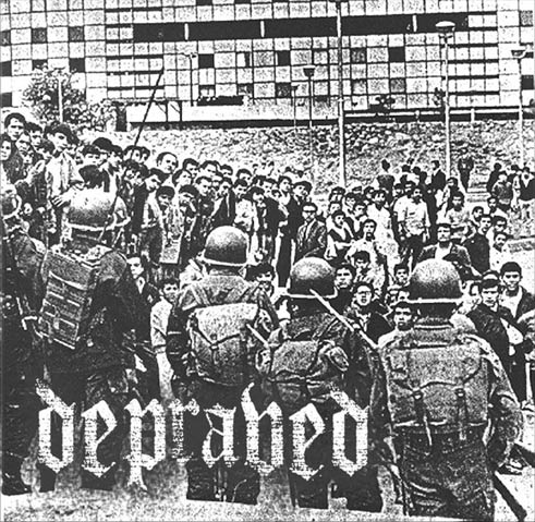 (image for) Depraved - s/t 7" (purple vinyl)