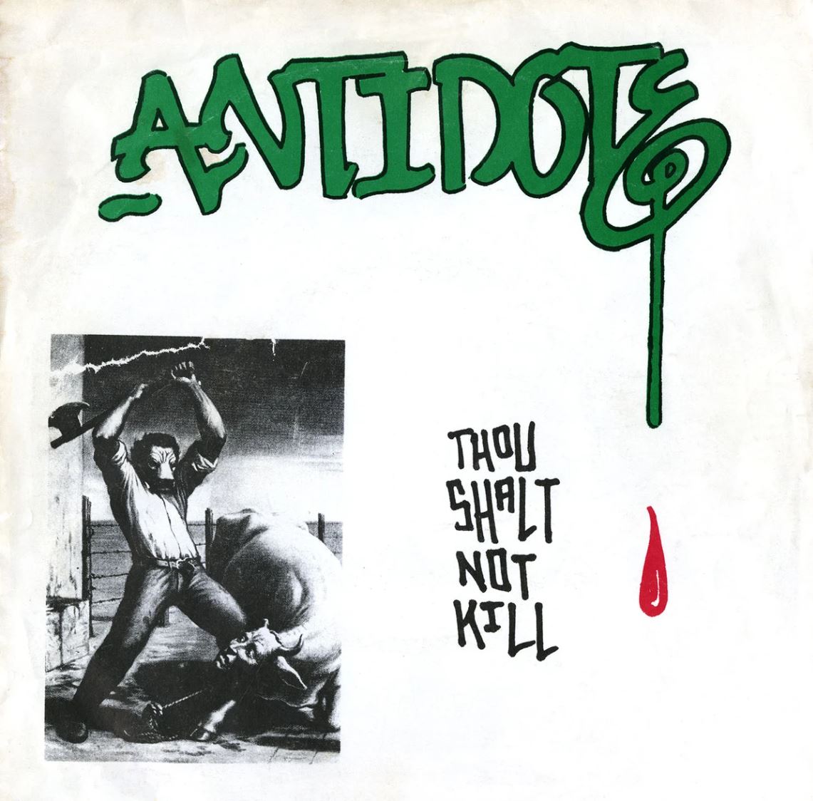 Antidote - Thou Shalt Not Kill LP (signed by Robb and Louis) - Click Image to Close