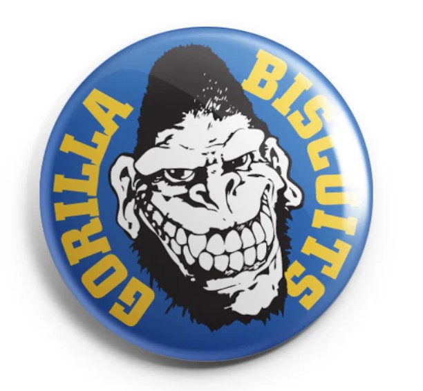 (image for) Gorilla Biscuits - Gorilla button