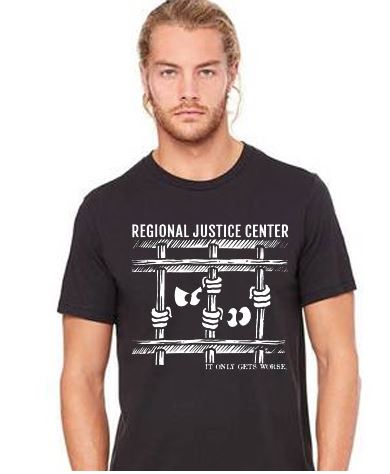 Regional Justice Center - Bars Shirt Adult Small