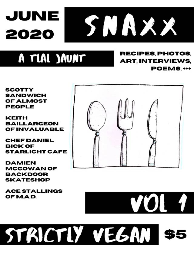 (image for) Snaxx - Strickly Vegan - Volume 1 Zine