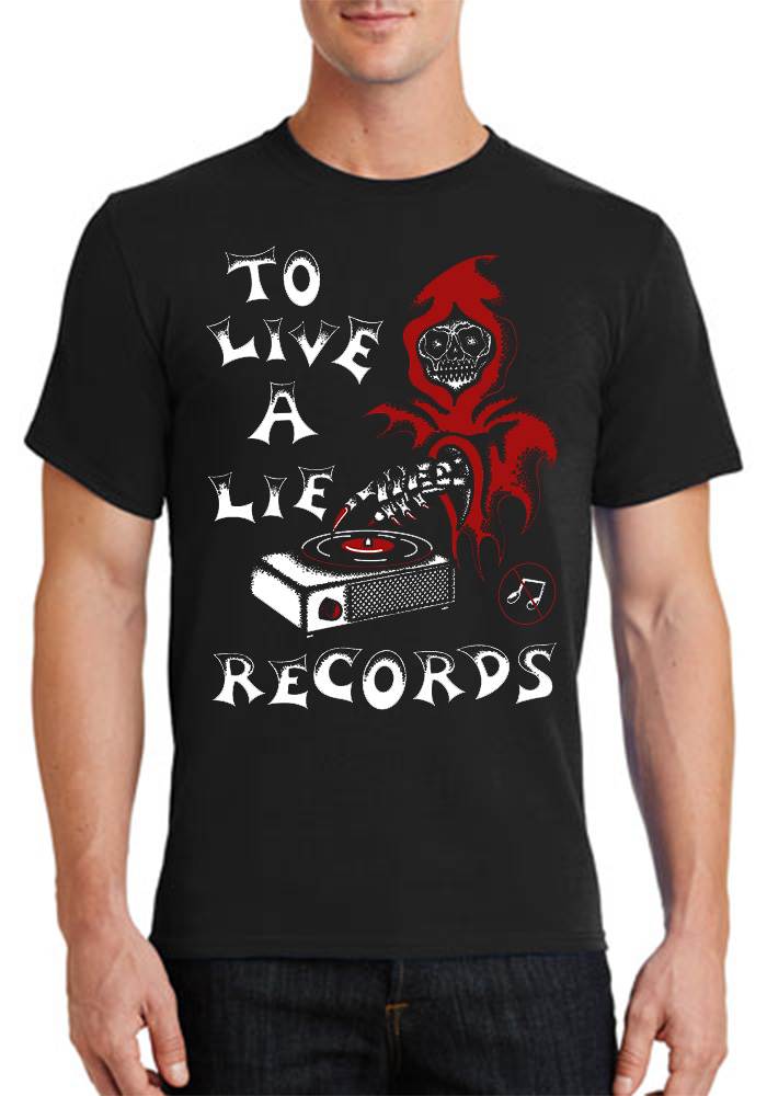 To Live A Lie - Reaper Record Shirt L