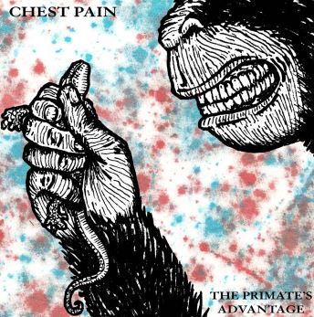 (image for) Chest Pain - The Primate's Advantage 7" (blue vinyl)