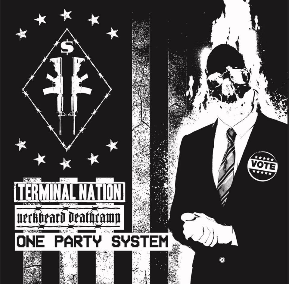 Terminal Nation/Neckbeard Deathcamp - split 7" (black vinyl)