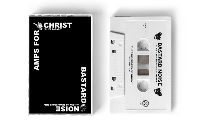 Amps For Christ / Bastard Noise - Split CS