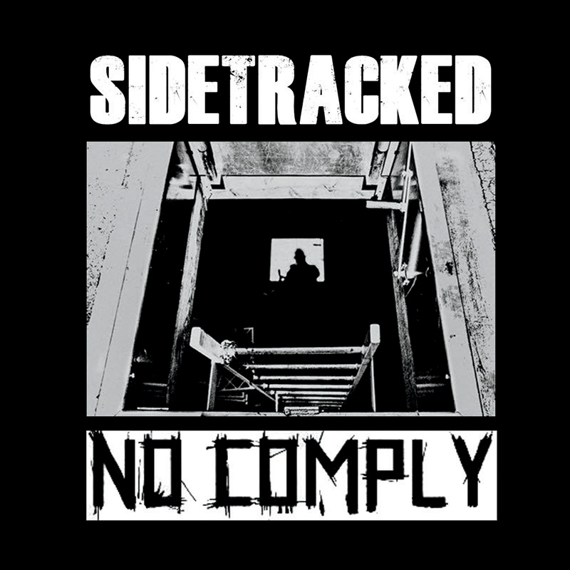 NoComply / Sidetracked - split 7" (red/white vinyl) - Click Image to Close