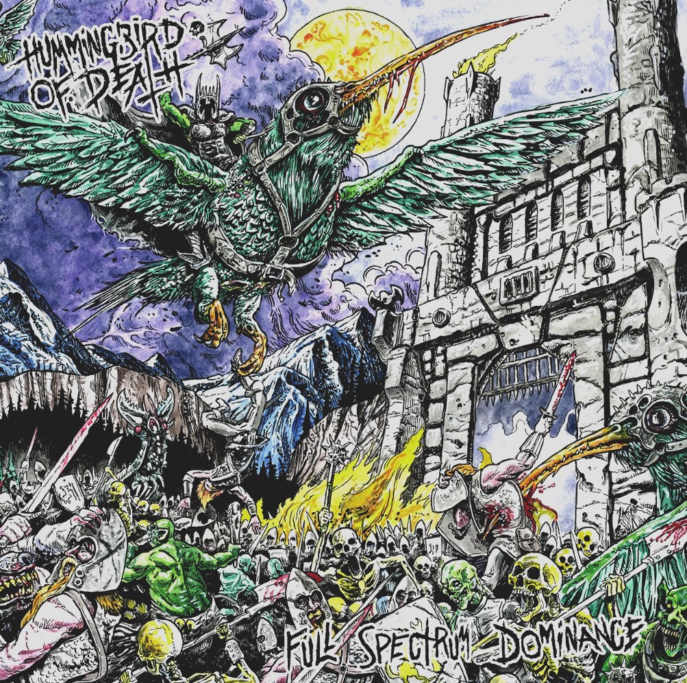 Hummingbird Of Death - Full Spectrum Dominance LP (purple marbl)