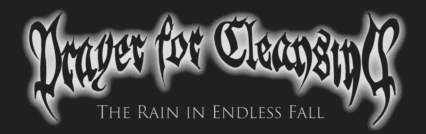 Prayer For Cleansing - The Rain In Endless Fal 8.5x2.75" sticker - Click Image to Close