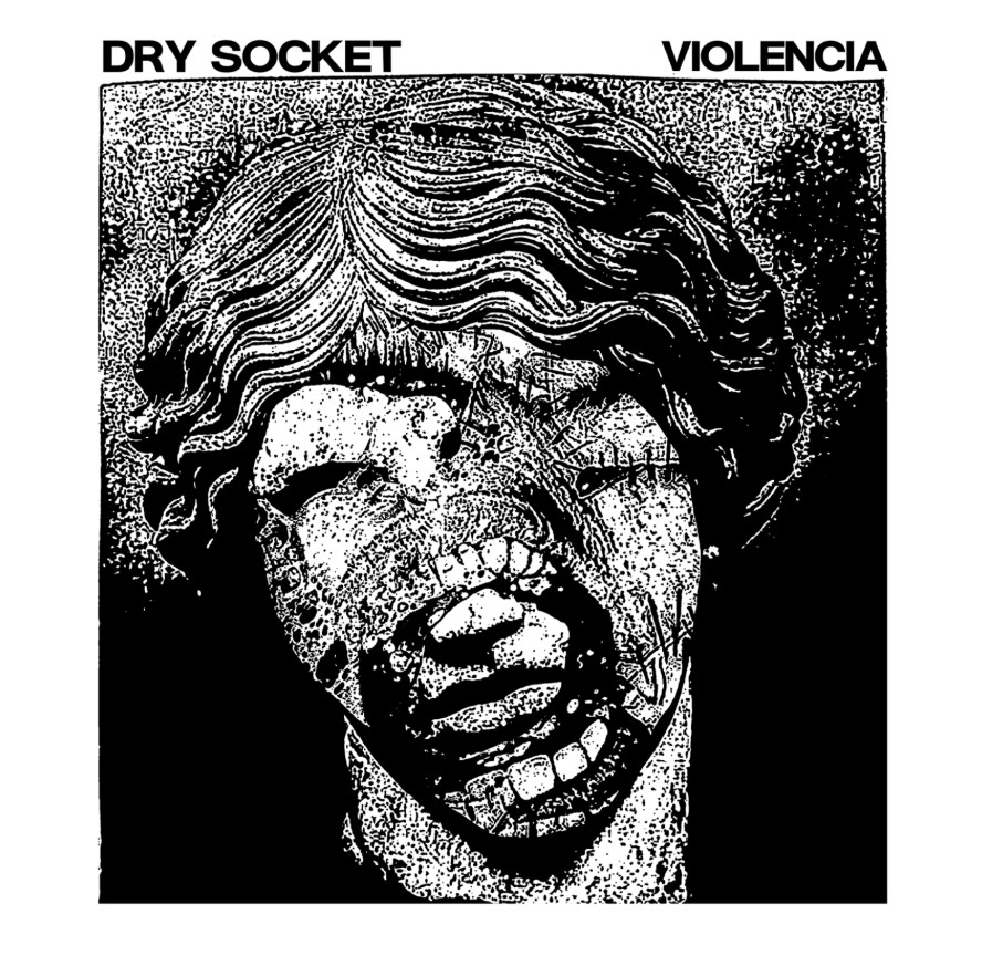 (image for) Dry Socket / Violencia - split 7" (white vinyl)