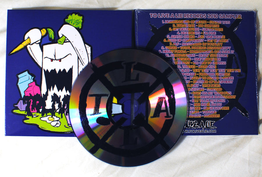 (image for) V/A - To Live A Lie Records 2010 Sampler CD