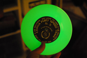 (image for) Conga Fury / Shitstorm - split 7" - glow in the dark vinyl