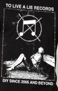 To Live A Lie - Caged Back Patch - Click Image to Close