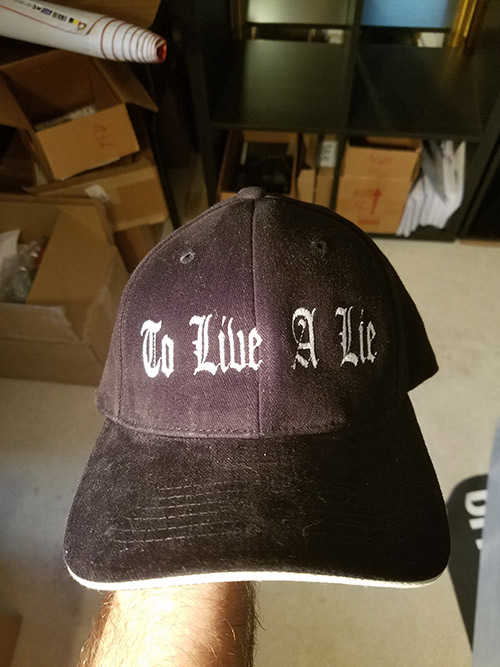 (image for) To Live A Lie - Embroidered Hat